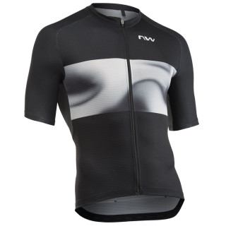 Tricou Ciclism Northwave Force Evo Scurt Grigheață