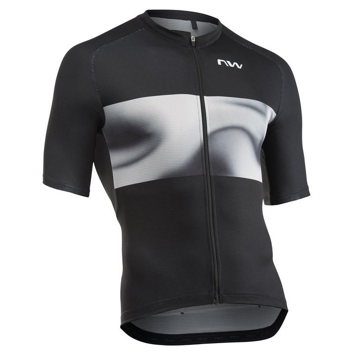 Tricou Ciclism Northwave Force Evo Scurt Grigheață