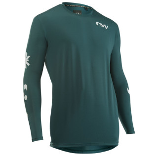 Tricou Ciclism NORTHWAVE XTRAIL 2 Lung Petrol/Alb