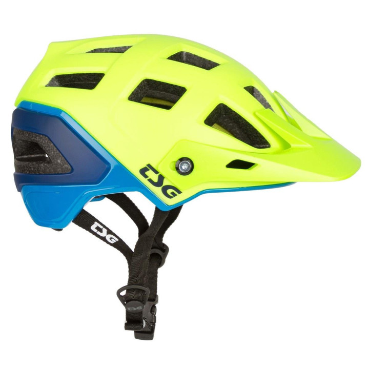 Casca TSG Scope Graphic Design Acid Yellow/Blue MTB