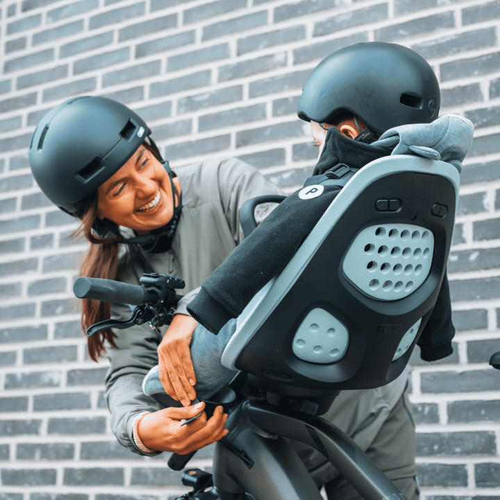 Scaun bicicleta copii THULE Yepp 2 Mini cu montare in fata - Mid Blue