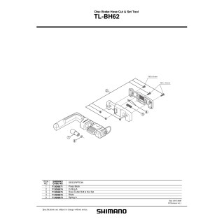 Șurub Piuliță Shimano TL-BH62