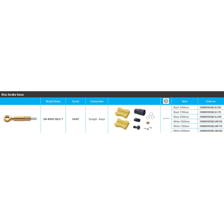 Furtun Shimano SM-BH90-SBLS 1700mm Negru