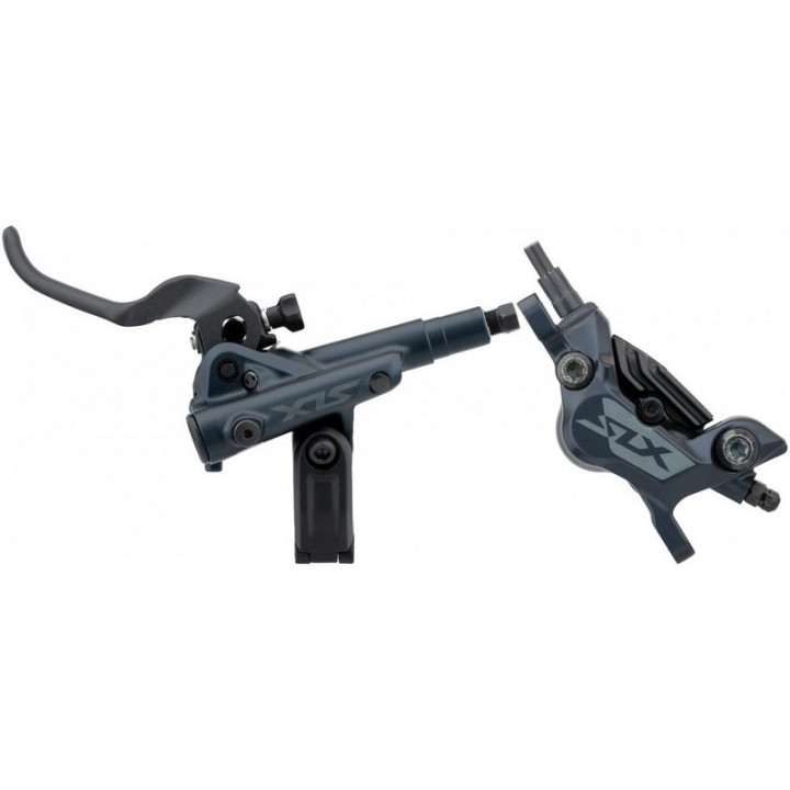 FRANA PE DISC SET ASAMBLAT SHIMANO SLX BL-M7100(L) BR-M7120(F)  FARA ADAPTOR  PLACUTE RESIN CU ARIPIOARE DE RACIRE  FURTUN SM-BH