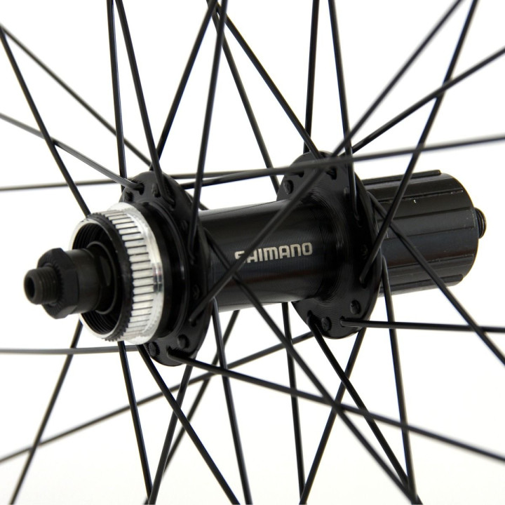 Roata Spate CROSSER X11 32H 27.5'' - Frana disc (CenterLock) cu Butuc Shimano AFHTX5058BZB | capsata