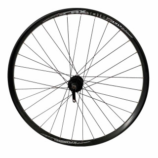 Roata Fata CROSSER X18 32H 28'' QR - Frana disc (6 suruburi) cu Butuc Promax DB602EF | capsata