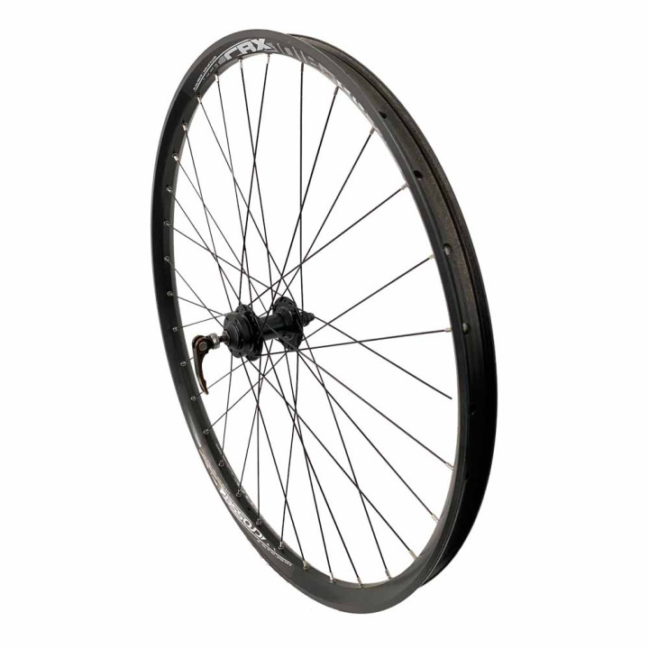 Roata Fata CROSSER X18 32H 28'' QR - Frana disc (6 suruburi) cu Butuc Promax DB602EF | capsata