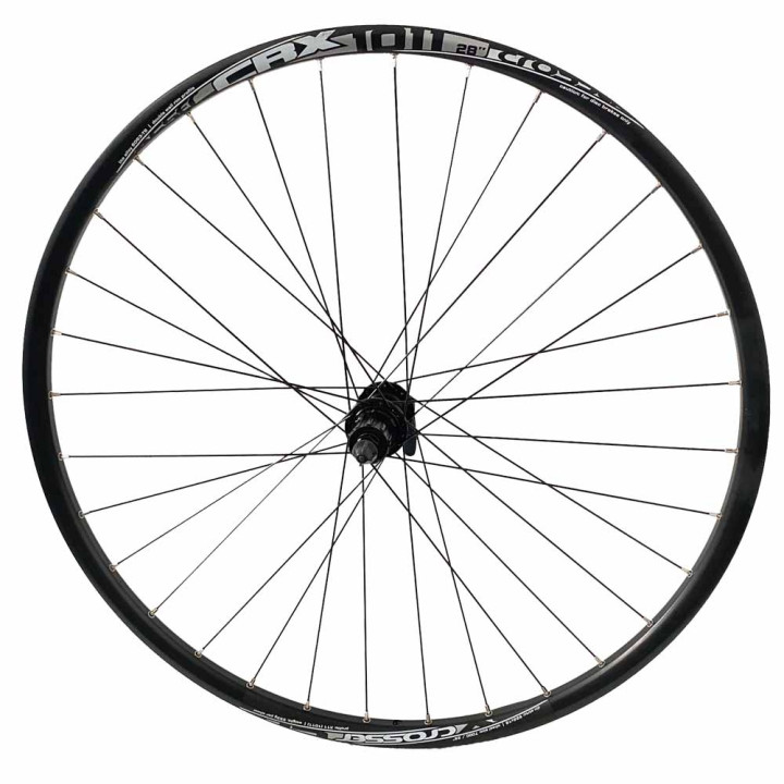 Roata Spate CROSSER X11 32H 28'' QR - Frana disc (Center Lock) cu Butuc SHIMANO FH-TX505 | capsata