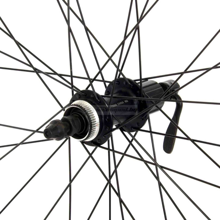 Roata Spate CROSSER X11 32H 28'' QR - Frana disc (Center Lock) cu Butuc SHIMANO FH-TX505 | capsata