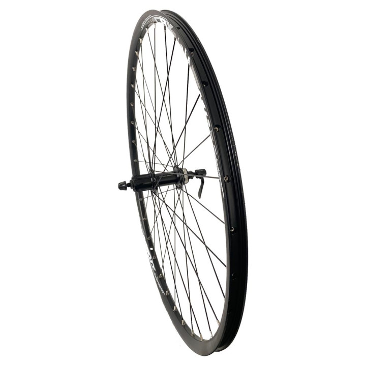 Roata Spate CROSSER X11 32H 28'' QR - Frana disc (Center Lock) cu Butuc SHIMANO FH-TX505 | capsata
