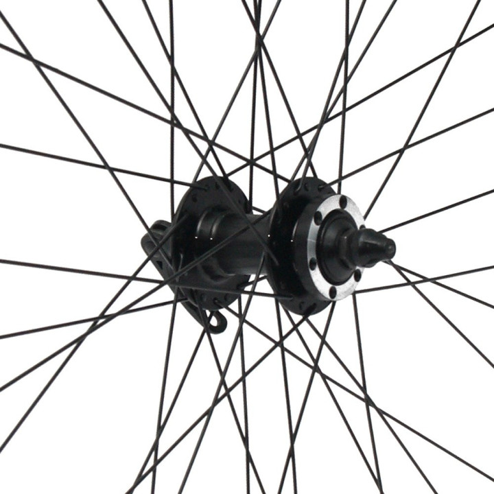 Roata Fata CROSSER X6 36H 28'' QR - Frana disc (6 suruburi) cu Butuc JYD041- capsata