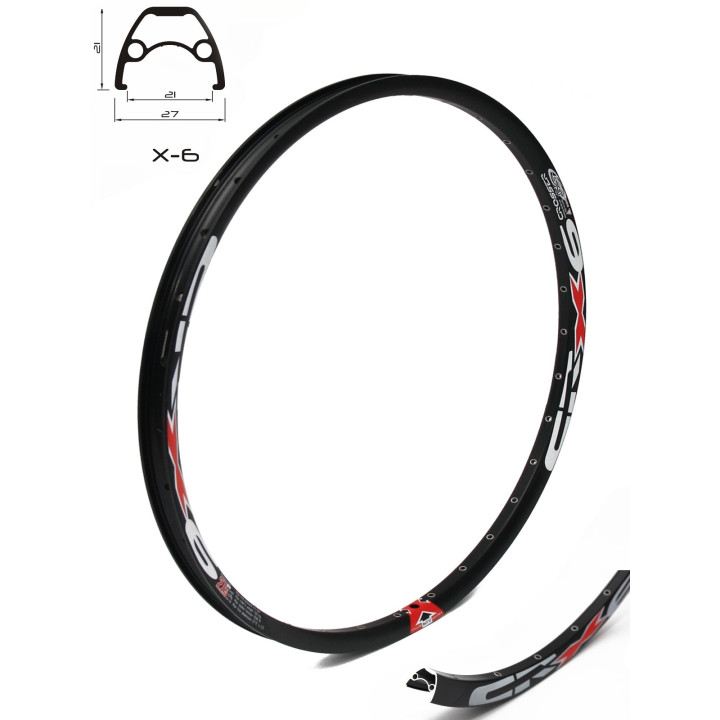 Janta CROSSER X6 27.5'' 36H - Black | Capsata