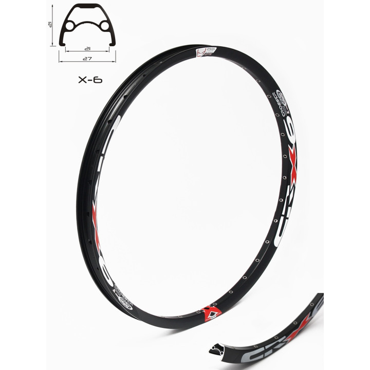 Janta CROSSER X6 26'' 32H - Black | Capsata