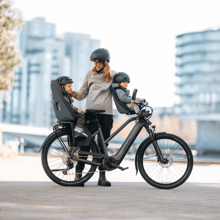 Scaun bicicleta copii THULE Yepp Nexxt 2 Maxi cu montare in spate - Dark Slate