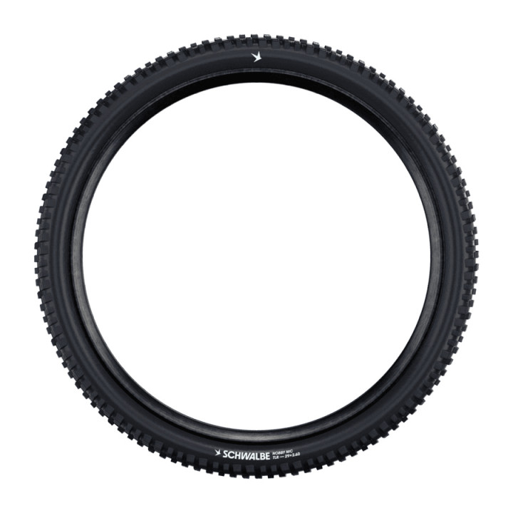 Cauciuc SCHWALBE Nobby Nic - 29x2.40 (62-622) HS602 B/B, Addix Green 67EPI B - TLR Pliabil