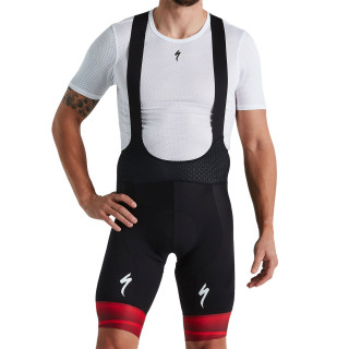 Pantaloni Scurti Ciclism cu Bretele si Bazon SPECIALIZED Men's SL R Team - Black/Red