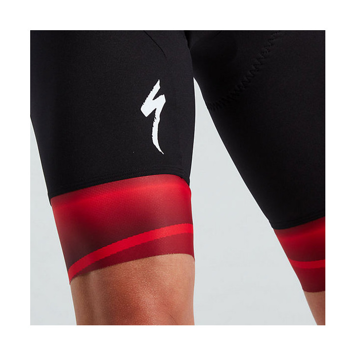 Pantaloni Scurti Ciclism cu Bretele si Bazon SPECIALIZED Men's SL R Team - Black/Red