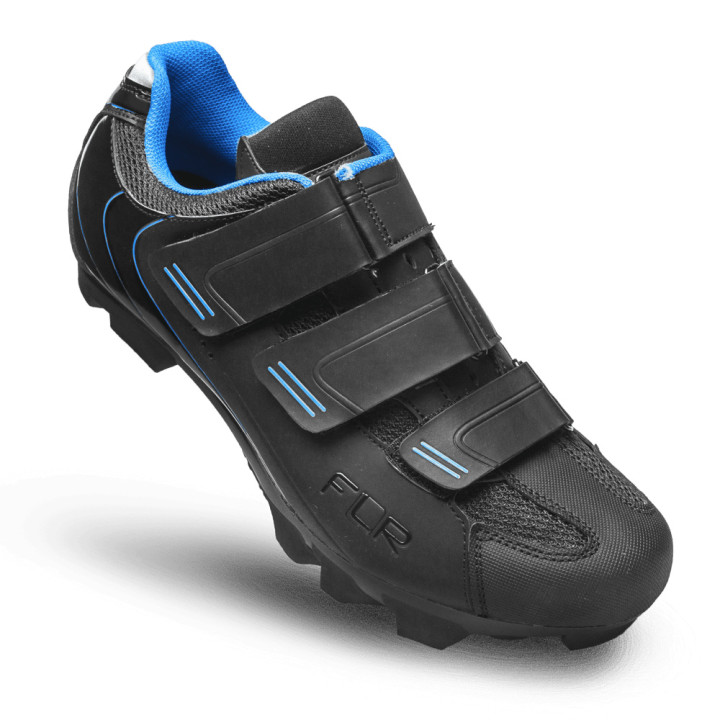 Pantofi Ciclism FLR F-55 III Elite Mtb - Black/Blue