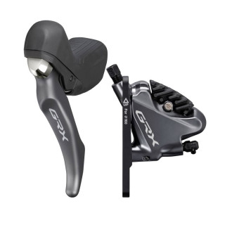 Frana Disc Hidraulica SHIMANO GRX BL-RX810 (L) + BR-RX810 (F) | Placute Resin w/Fin