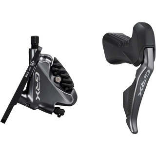 Frana Disc Hidraulica SHIMANO GRX Di2 ST-TX815 (R) + BR-RX810 (R) 2x11 Viteze | Placute Resin w/Fin (Dreapta/Spate)