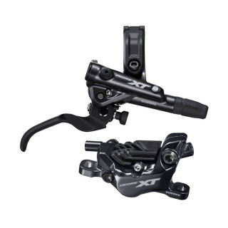 Frana Disc Hidraulica SHIMANO Deore XT BL-M8100 (L) + BR-M8120 (F) | Placute Resin w/Fin