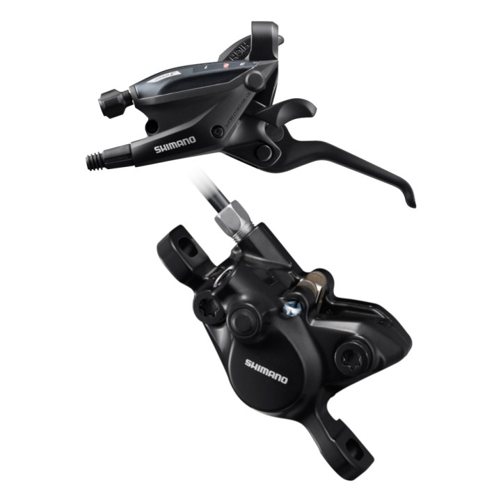Frana Disc Hidraulica SHIMANO Acera ST-EF505 (3L) + BR-MT200 (F) | Placute Resin
