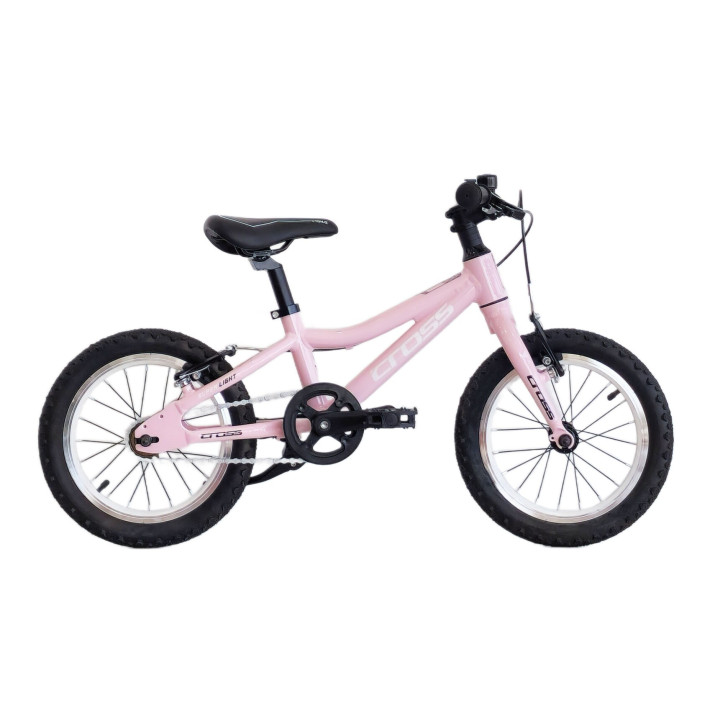 Bicicleta copii mtb CROSS Super Light 14 - Pink | 3-5 ani