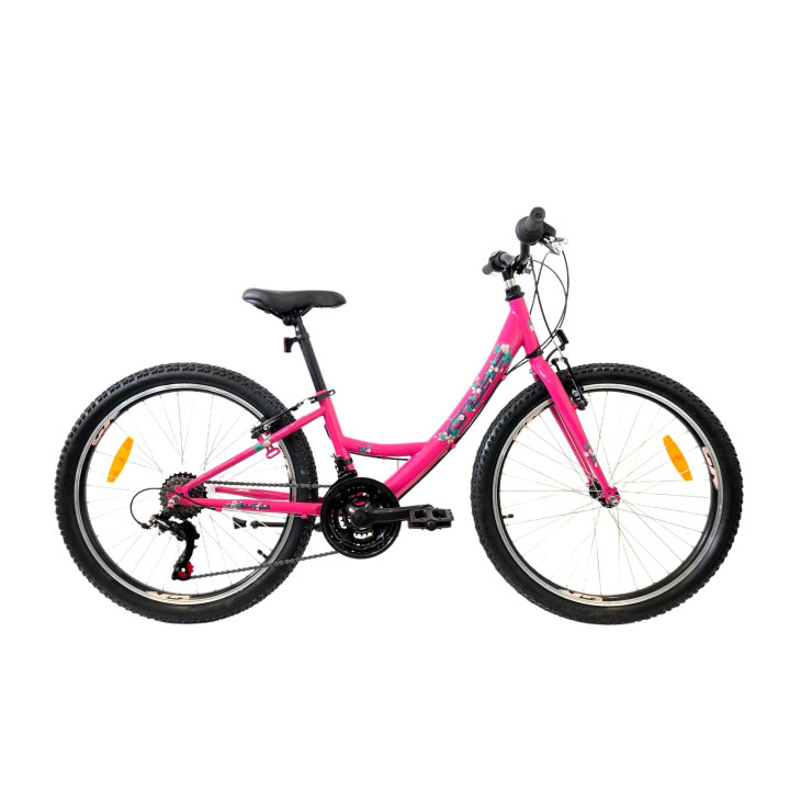 Bicicleta copii mtb CROSS Alissa 24 - Pink | 8-10 ani
