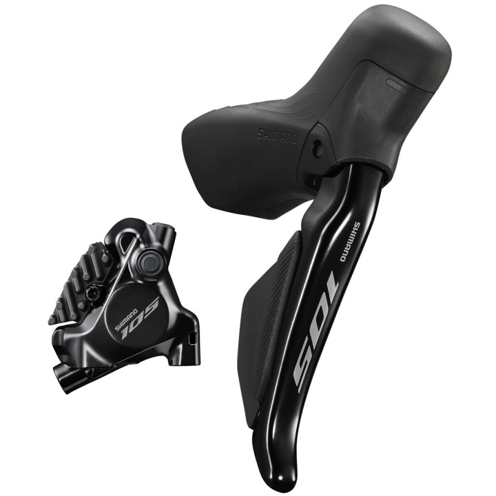 Frana Disc Hidraulica SHIMANO 105 ST-R7170 (R) + BR-R7170 (R) Wireless/Wired | Placute Resin