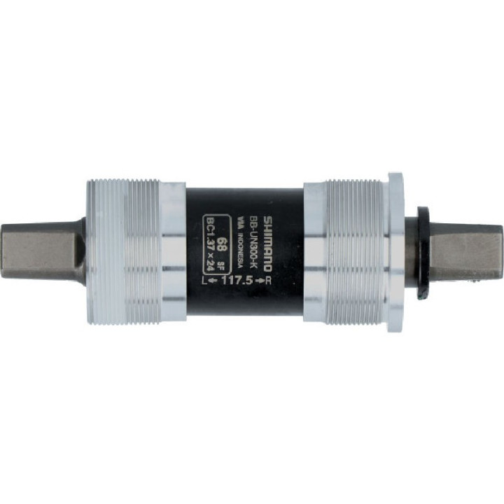 BUTUC PEDALIER SHIMANO BB-UN300-K   PT. CHAINCASE  AX PATRAT  BSA 68-117.5MM   FARA SURUBURI DE FIXARE  AMBALAT IND.