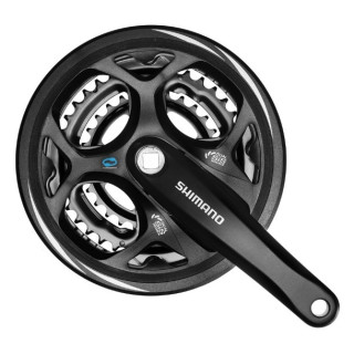 ANGRENAJ PEDALIER SHIMANO ALTUS FC-M311-L  48X38X28T  BRAT 170MM  PT. 7/8 VIT. PE SPATE  PT. LANT HG  CU CG  COMPATIBIL CHAINCAS