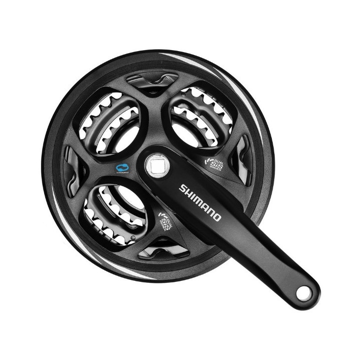 ANGRENAJ PEDALIER SHIMANO ALTUS FC-M311-L  48X38X28T  BRAT 170MM  PT. 7/8 VIT. PE SPATE  PT. LANT HG  CU CG  COMPATIBIL CHAINCAS