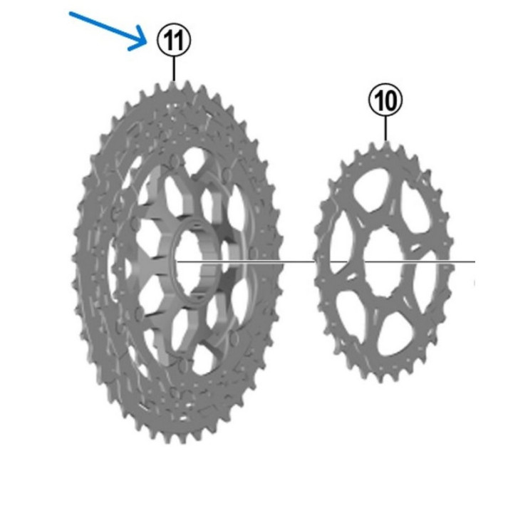 Pinioane Shimano CS-M7000 32-37-46T 11-46T
