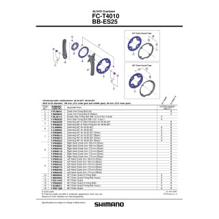 FOAIE SHIMANO FC-T4010 26T & PROTECTIE PT. LANT