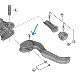 Levier Maneta Shimano BL-M9100 | Piesă Frână