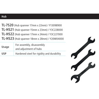 Cheie Shimano TL-HS23 pentru Butuci - Scule Bicicletă