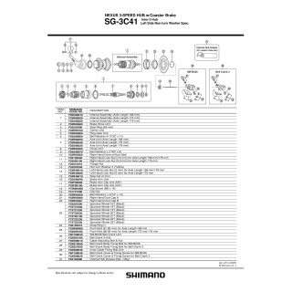 Piulita cu flanșă Shimano H-P B.C. 3/8"