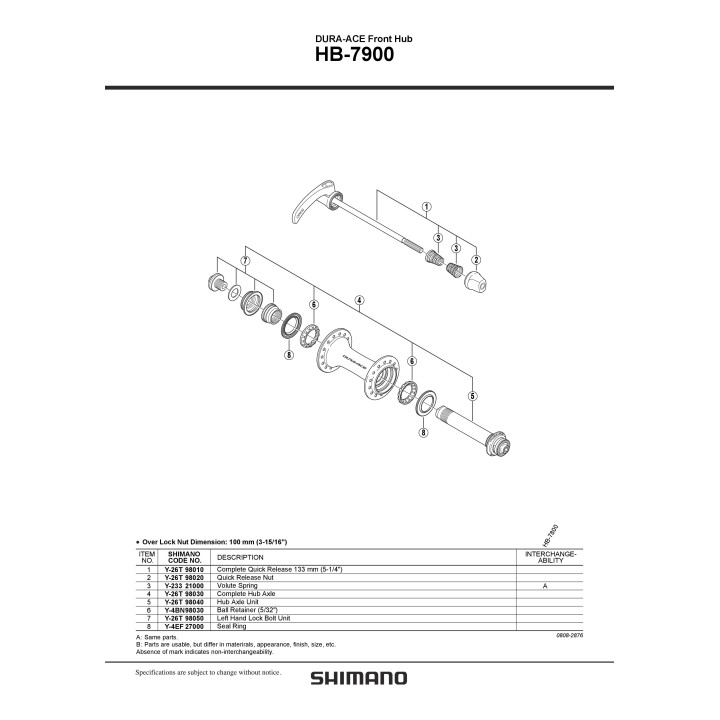 Con Shimano HB-7900 Stânga - Piesă Original