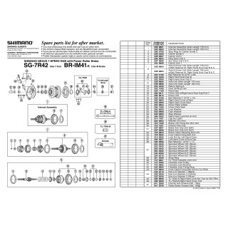 Carrier Unit 2 Shimano SG-7R42