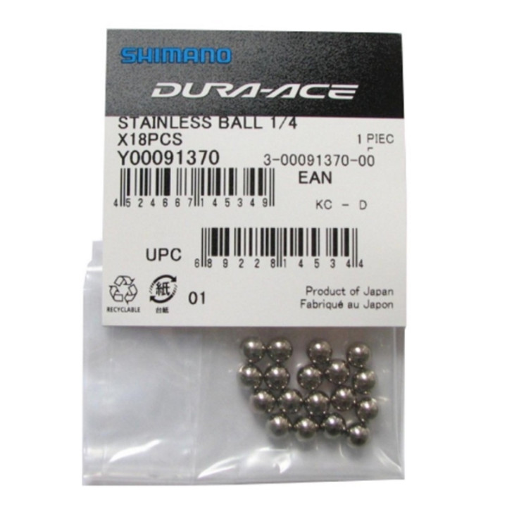 Bile Shimano 1/4" Oțel Inoxidabil 18 buc