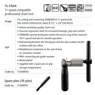 Presa Lanț Shimano TL-CN34 6-11 Viteze