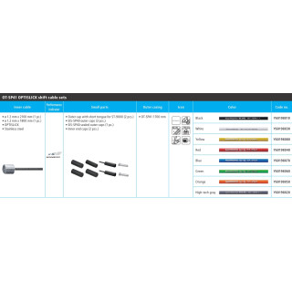 Cablu Schimbator Shimano Road Optislik Alb
