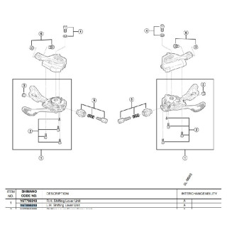 Unitate Schimbare Viteze Shimano SL-M980-I Stânga
