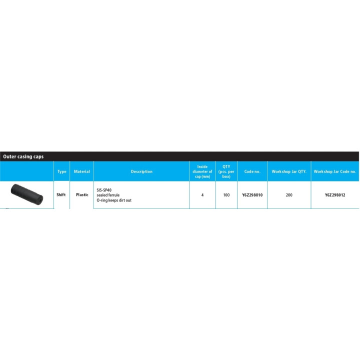 Capete Cămașă Schimbător Shimano SIS-SP40 200buc