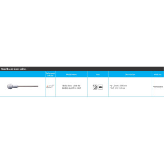 Cablu Frână Shimano SUS 1.6mm 3500mm Inoxidabil