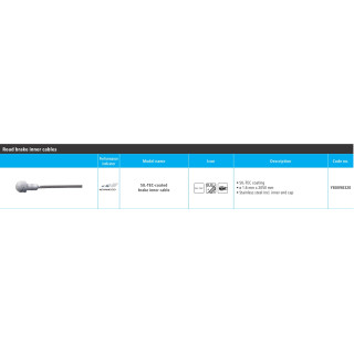 Cablu Frână Shimano PTFE 2050mm cu Capac Interior