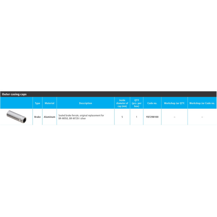 Capăt Cămașă Shimano BL-M739 | Piesa Schimb