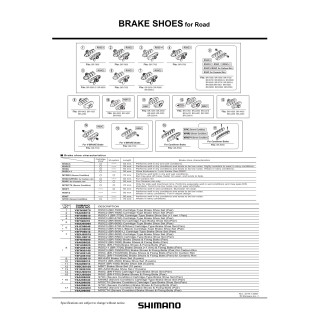 Saboti Frână Shimano BR-R550 Pereche cu Pin