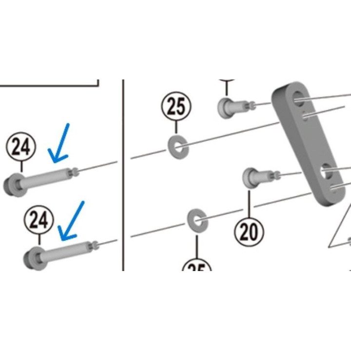 Șurub Fixare Etrier Shimano BR-R9170 20mm