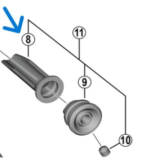 Garnitura diafragmă Shimano BL-M9100
